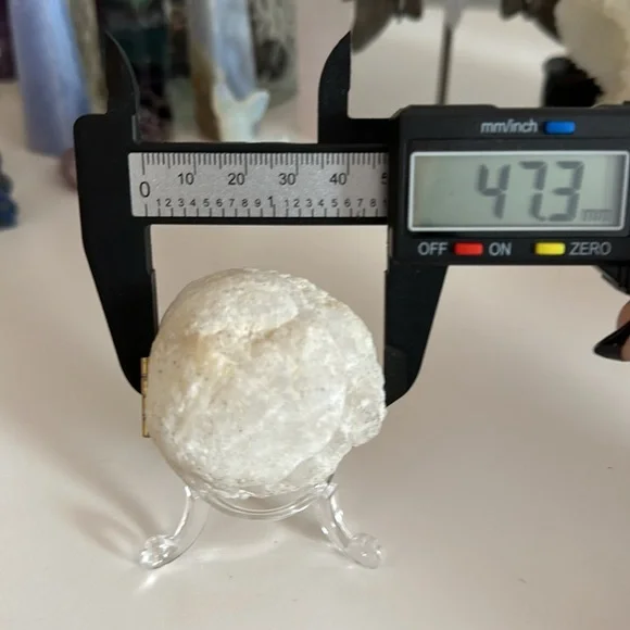 Small Clear Quartz Geode with Stand - Picture 3 of 3